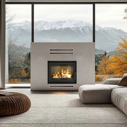 Focar fonta Bergen 8-11kW - 81% + combustie dubla