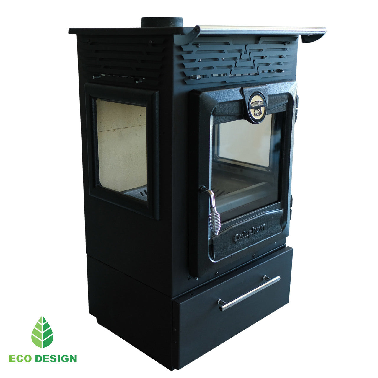 315-3D BOX Centrală Termică pe Lemne cu Arzătoare Rezistente la Căldură, 14.140 kW, Sticlă Ceramică Termoșocantă