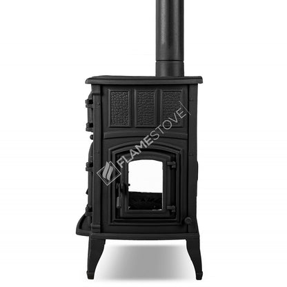 Sobă pe lemne și cărbuni FS-011YK Sirius Maxi cu 3 geamuri laterale, sticlă Schott Robax, ardere dublă, 18.21 kW - Eficiență maximă