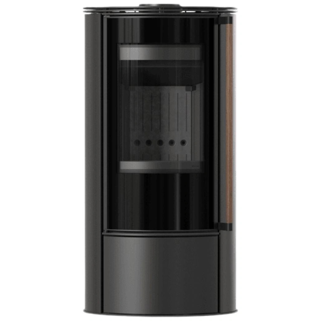 Soba Erik 5.5kW - maner lemn - samota neagra