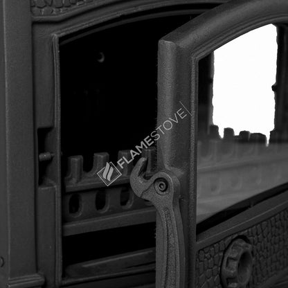 Sobă Ultra Sirius FS-014YK cu Ușă Laterală din Fontă - Eficiență și Eleganță