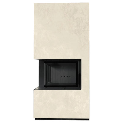 Flotek BOX 8 kW OXIDE BIANCO Sticla Stanga - Samota Neagra