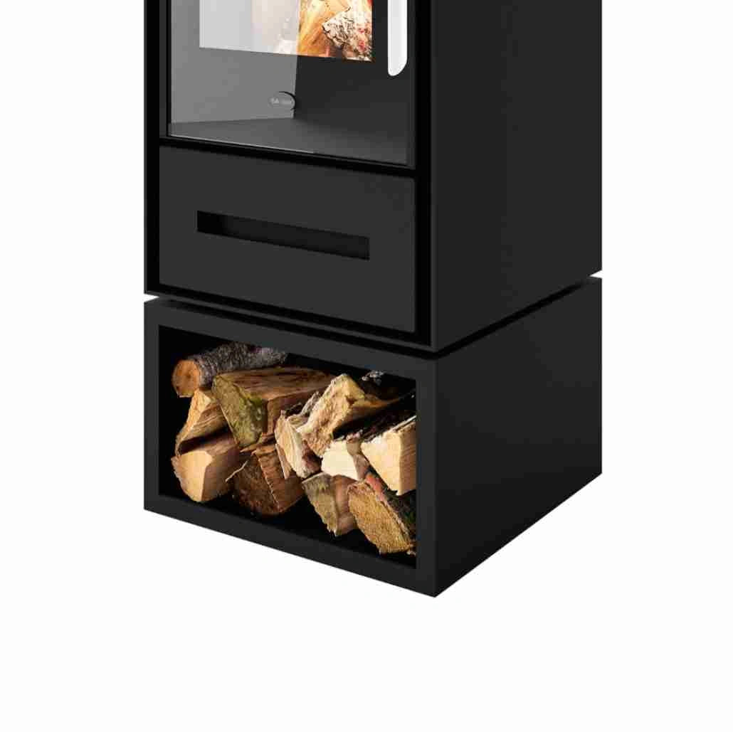 Soba Arianna 8-9.5kw Nero A+ Randament 86%