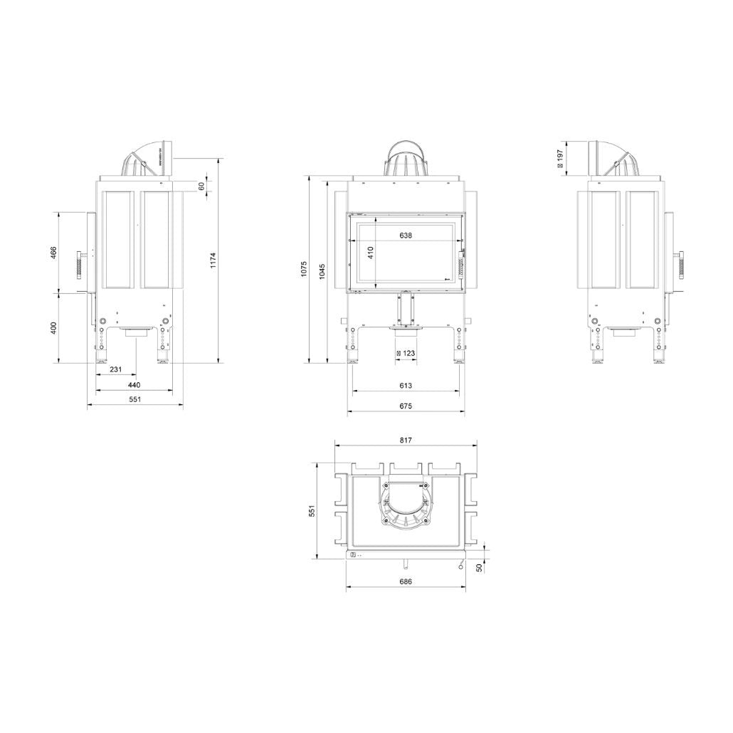 Focar Norra 9.9kW, 227 kg, 86%