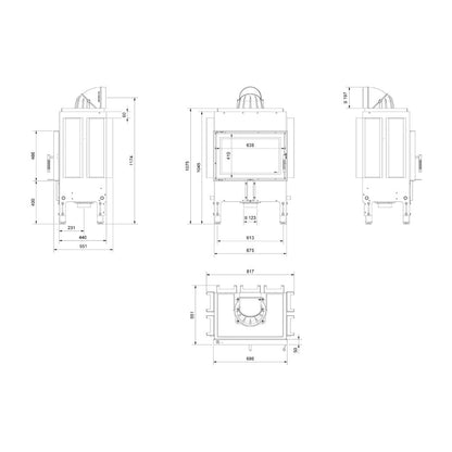 Focar Norra 9.9kW, 227 kg, 86%