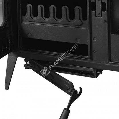 Soba de Fontă pe Lemne și Cărbuni FS-061 Troy - Eficiență Dublă, Design Modern