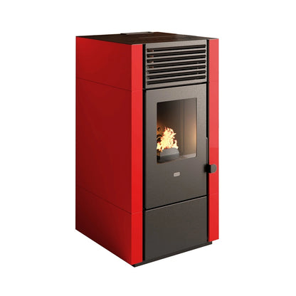 Soba pe peleti Poly - 2.5-9.5 kW Rubin