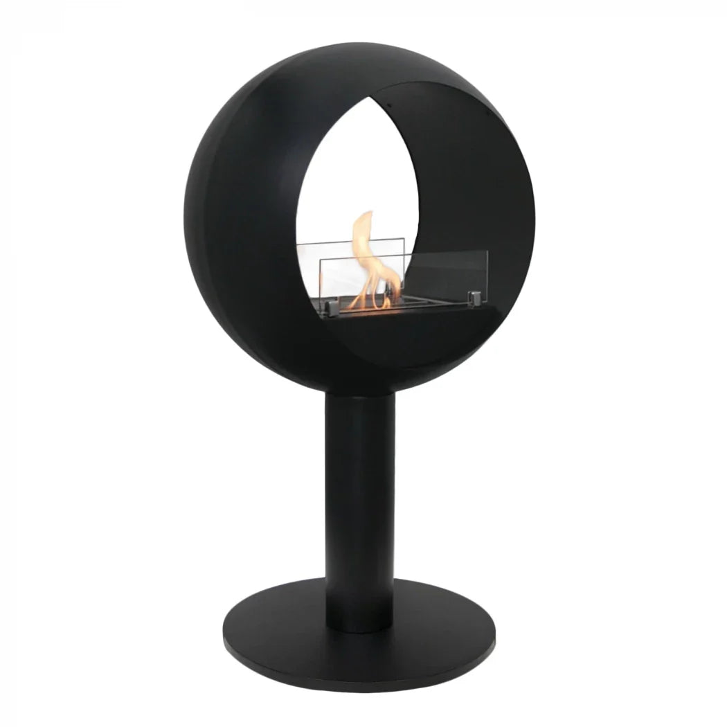 Șemineu Freestanding Edmonton cu Două Fețe - Vederi Spectaculoase ale Flăcărilor