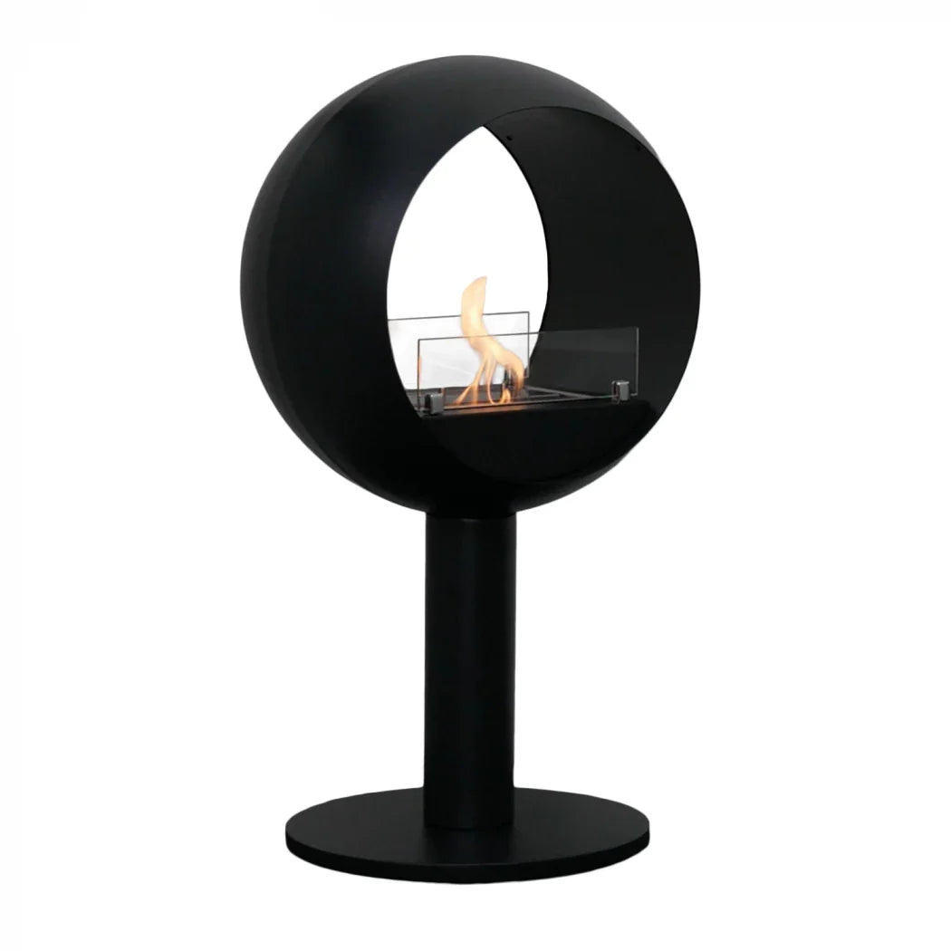 Șemineu Freestanding Edmonton cu Două Fețe - Vederi Spectaculoase ale Flăcărilor