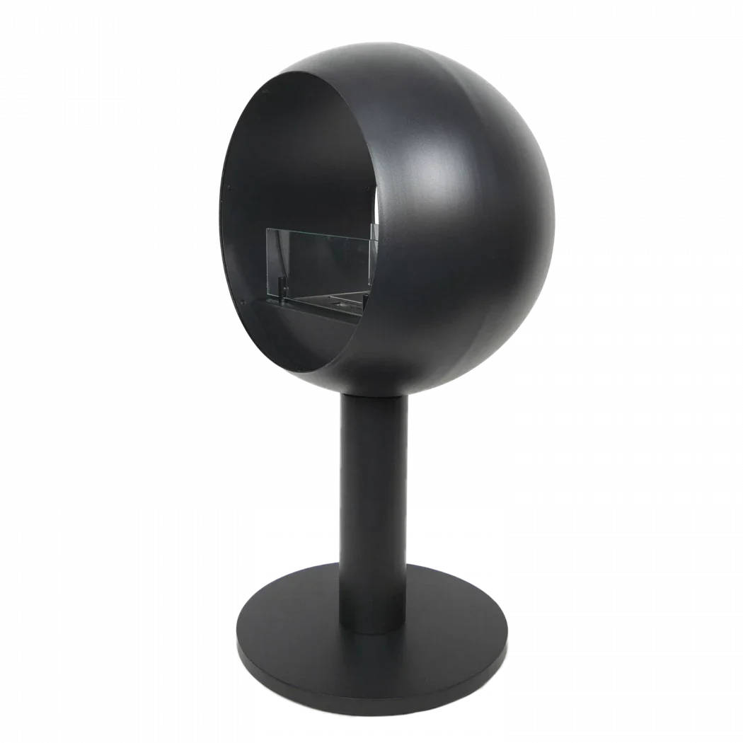 Șemineu Freestanding Edmonton cu Două Fețe - Vederi Spectaculoase ale Flăcărilor