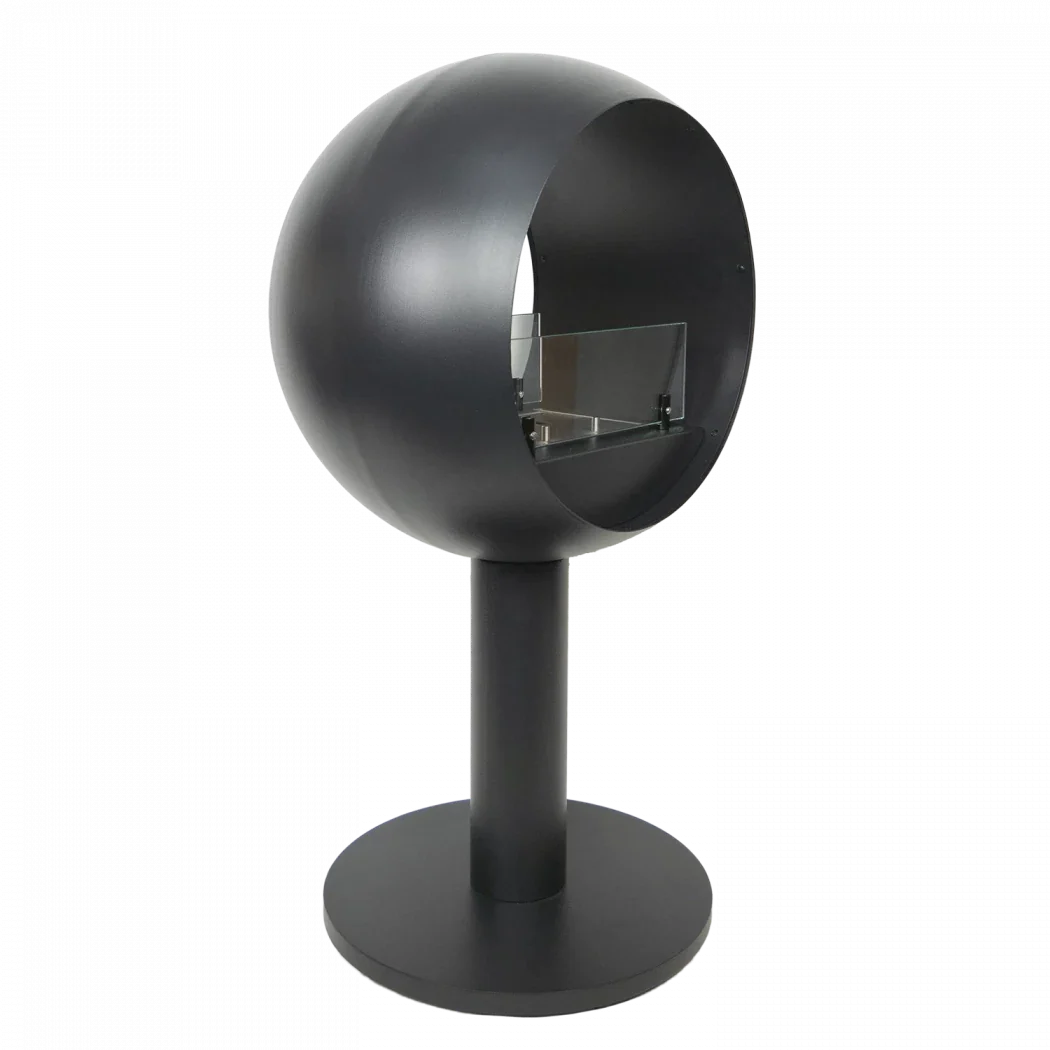 Șemineu Freestanding Edmonton cu Două Fețe - Vederi Spectaculoase ale Flăcărilor