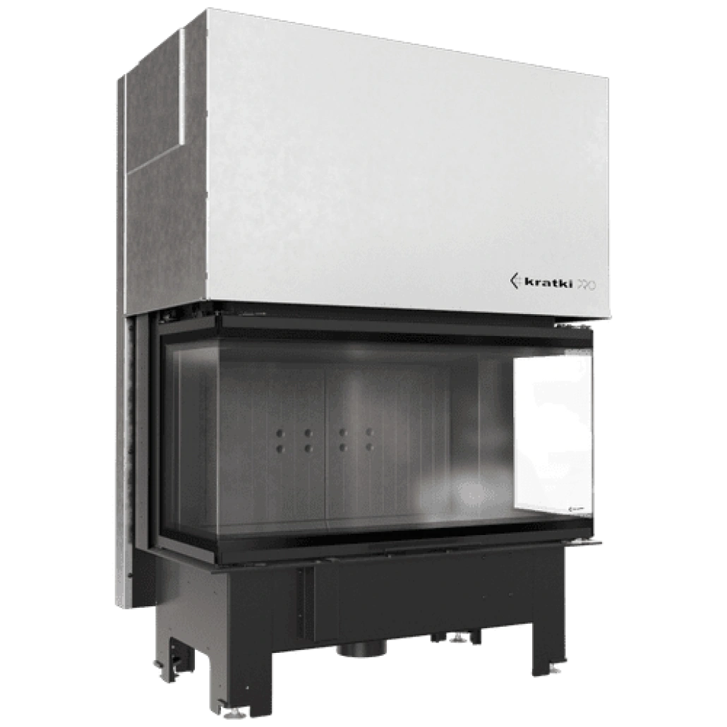 Focar semineu nbc 100 36 trei laturi deschidere verticala samota neagra