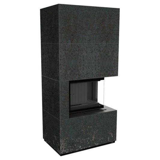 Flotek BOX 8 kW OXIDE NERO Sticlă Dreapta - Samota Neagra