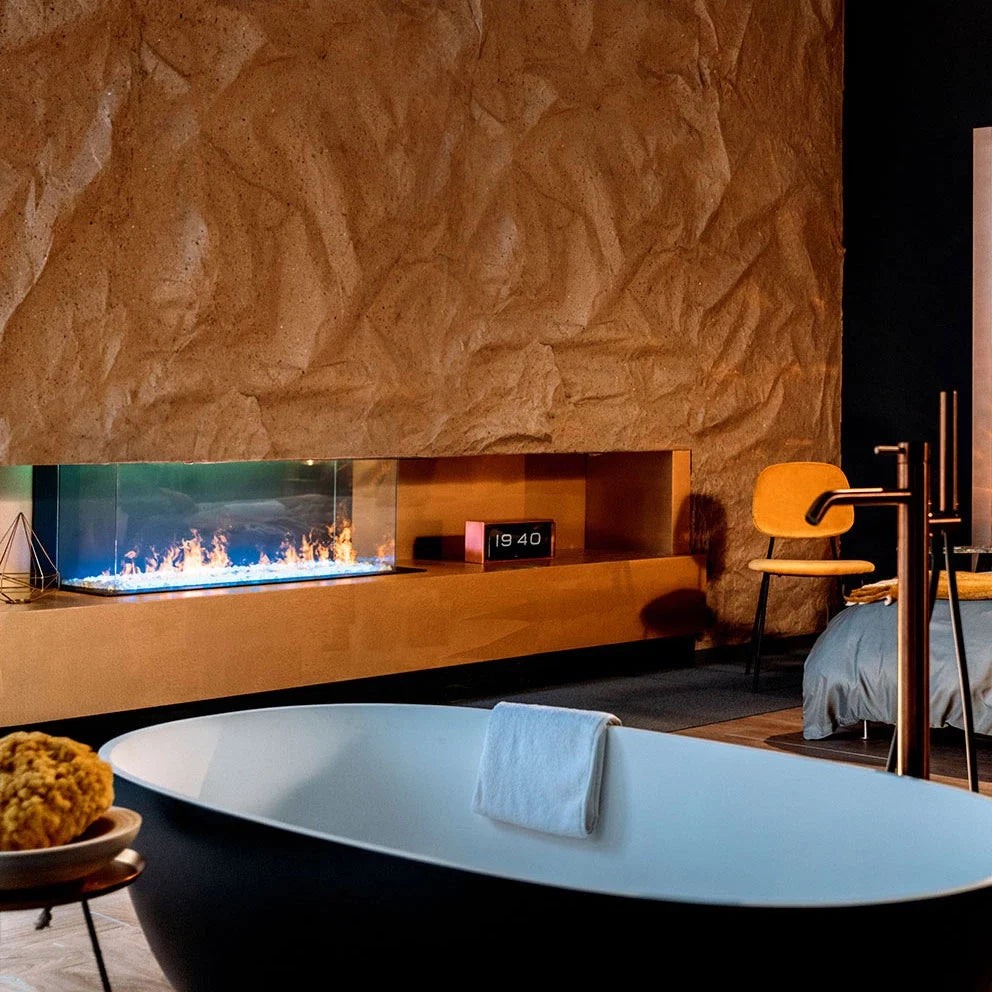 e-Matrix Linear 1050-400 III - Șemineu Electric cu Vapori de Apă, 3 Fețe, Control Inteligent