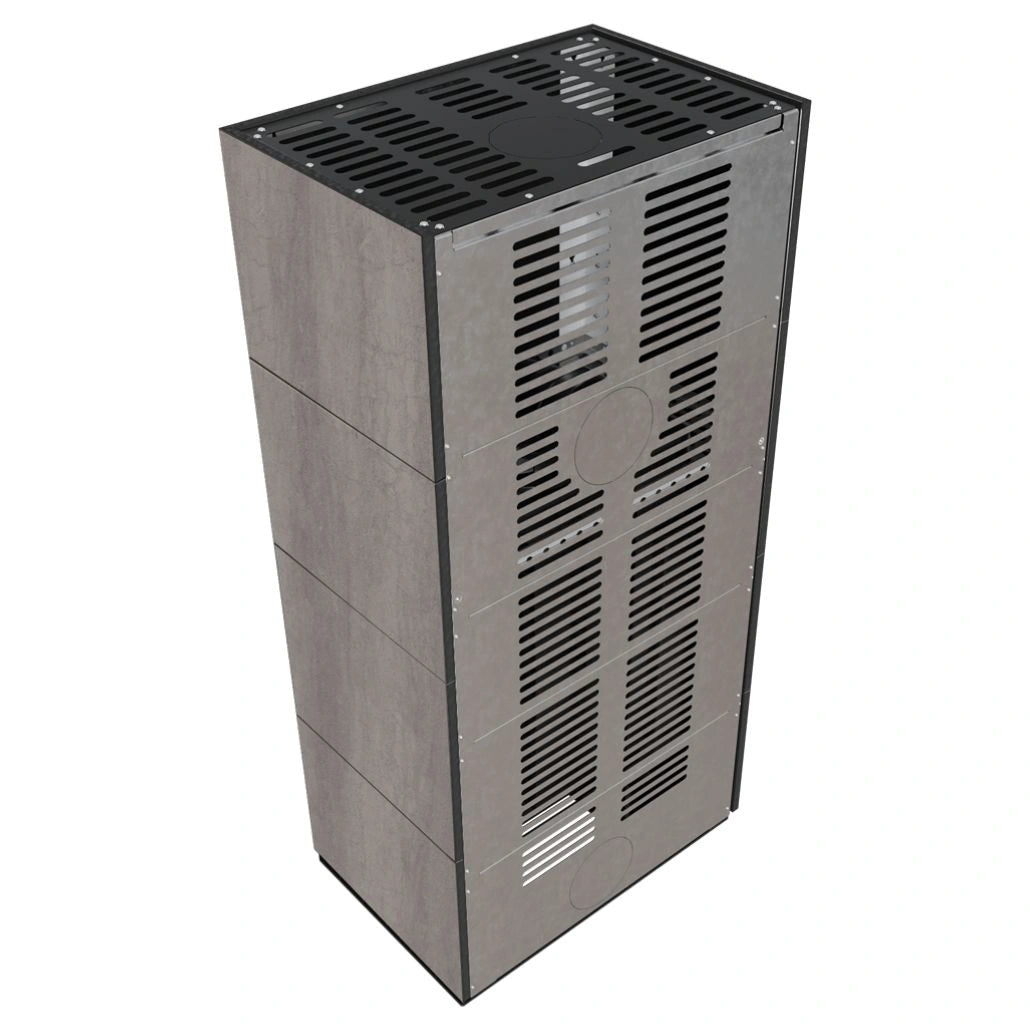 Flotek BOX 8 kW SAVOIA GRIGIA Sticla Stanga - Samota Neagra