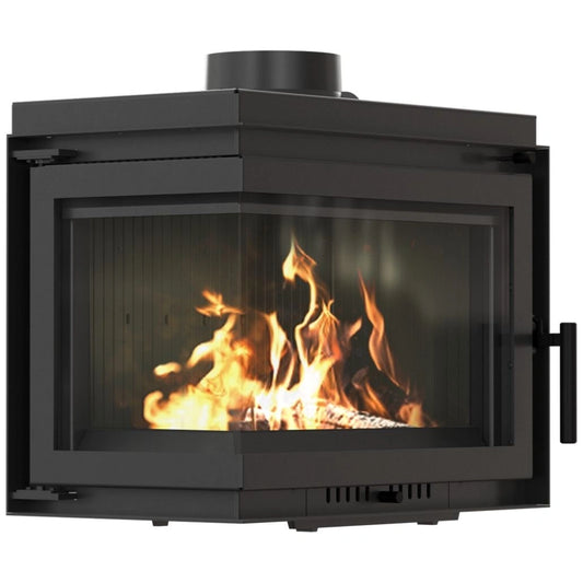 Focar fontă Bergen 8-11kW - 81% - Sticlă Stanga