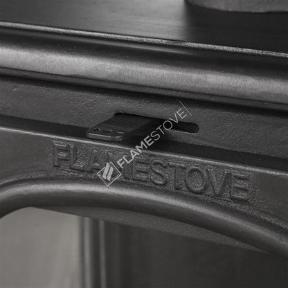 Sobă Lux Style Modena FS-022ST: Eficiență Ridicată cu Sticlă Schott Robax și Design Elegant