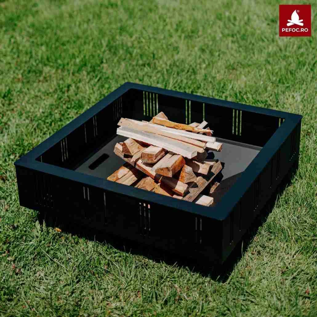 VATRA DE FOC EXTERIOR QUADRUM - 75X75 CM