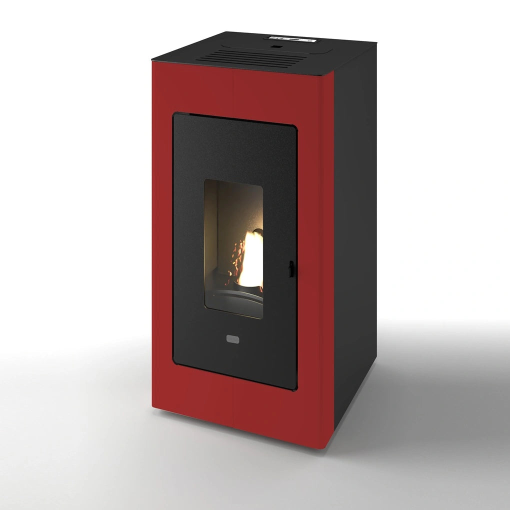 TERMOSEMINEU PE PELETI AMALIA 4.2-11.4 KW - ROSU