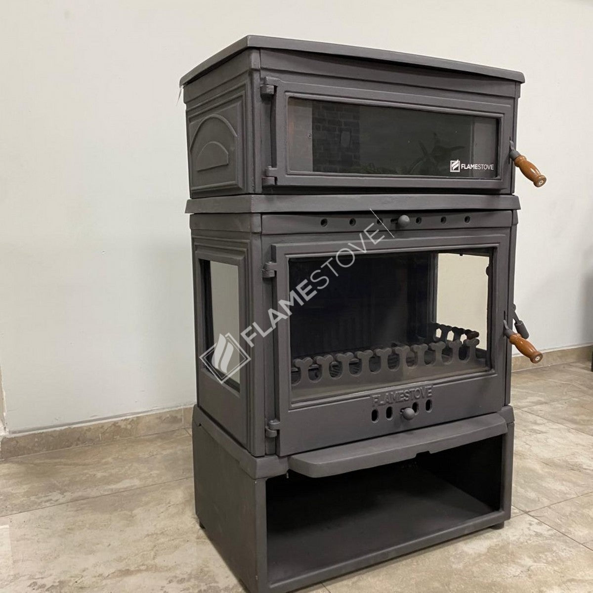 Soba Retro Lux FS-045YKST - Eficiență Înaltă pentru Lemn și Cărbune, Design Elegant
