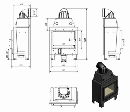 MBM 10-12.5 kW cu recuperator