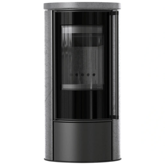 Sobă Erik 5.5kW ceramică Grey Satin - samota neagra