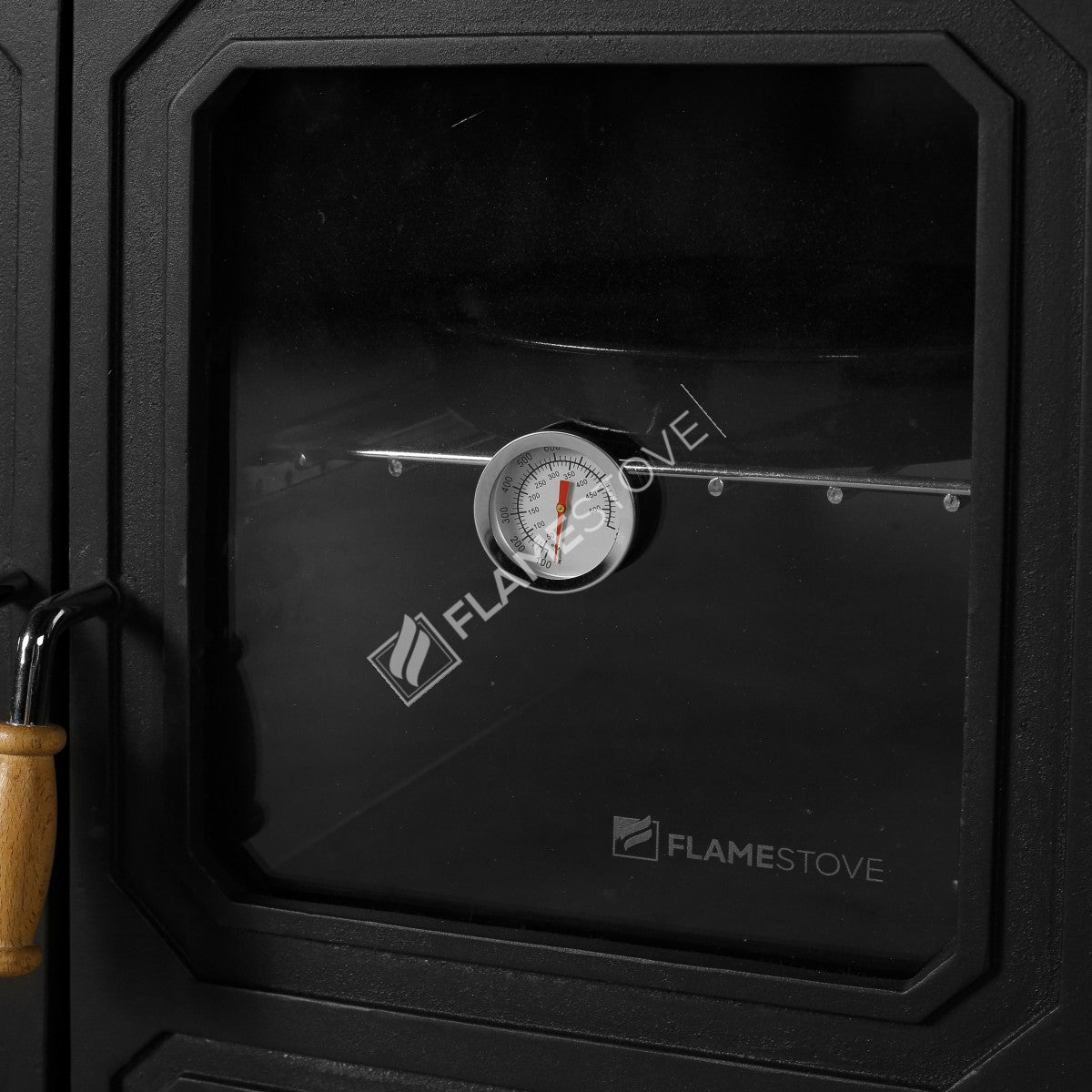 Soba de Fontă pe Lemne și Cărbuni FS-061 Troy - Eficiență Dublă, Design Modern