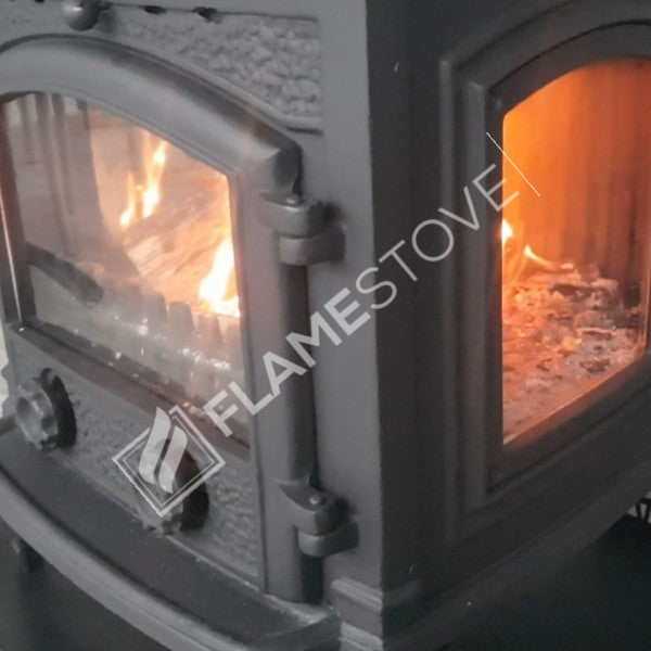 Șemineu Majestic Sirius FS-011: 18.21 kW, 3 Cuptoare, Sticlă Schott Robax, Eficiență Maximă
