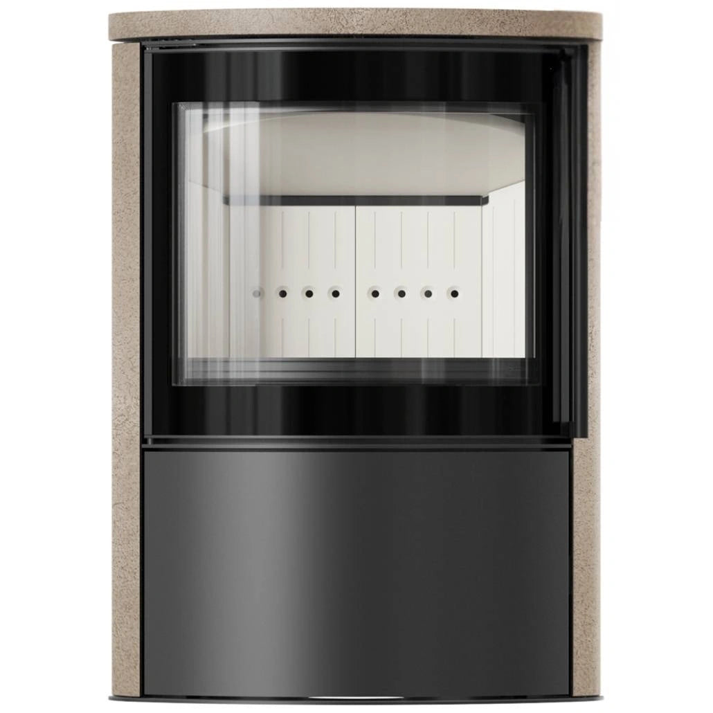 Soba Bjorn 7kW ceramica Gold Satin cu capac ceramic