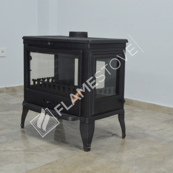 Crama Retro FS-043 cu Triplu Geam: Efiiență Energetică de 9 kW pentru Lemn și Cărbune