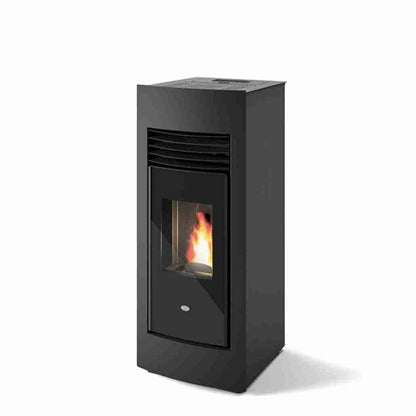 SOBA PELETI 4-15.4 KW 3 VENTILATOARE - LETIZIA NEGRU