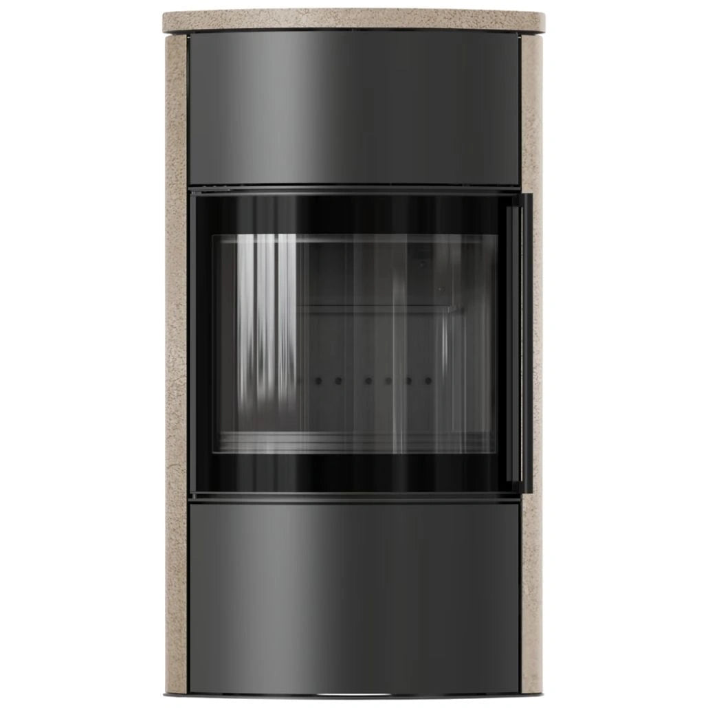 Soba Bjorn High 7kW ceramica Gold Satin cu capac ceramic - samota neagra