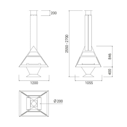 Semineu  Admeto central cu sezut