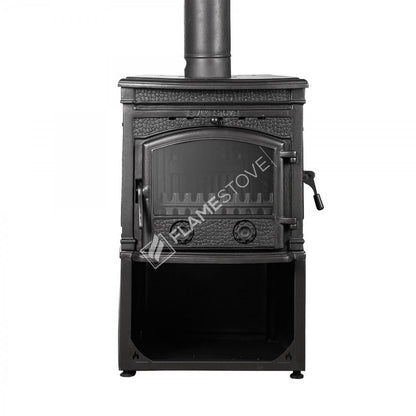 Sirius FS-014ST: Soba Ultra din Fontă cu Depozit de Lemne - Eficiență și Eleganță