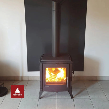 Soba Antracit fonta Sedan M 10-15kW + Usa laterala incarcare lemn
