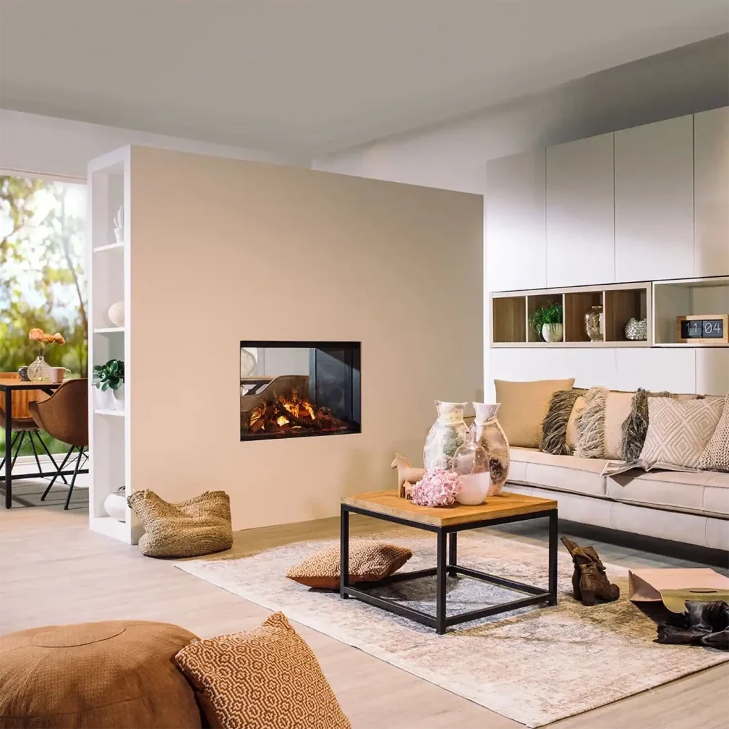 Șemineu Electric e-MatriX Mood 800-500 ST - Flacără Realistă cu Aburi