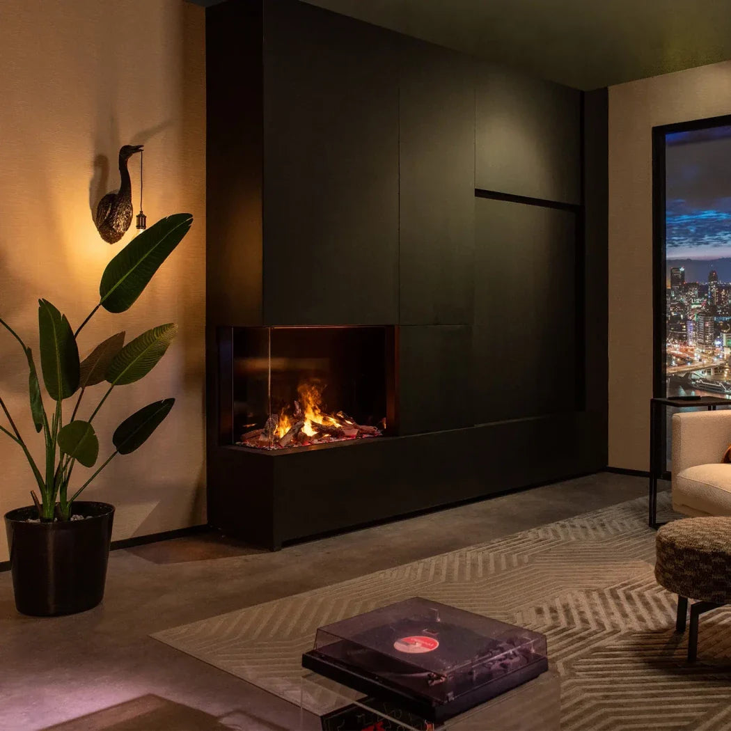 e-MatriX Mood 800-650 II - Șemineu Electric cu Vapori de Apă, Design Încorporat, Foc Realist