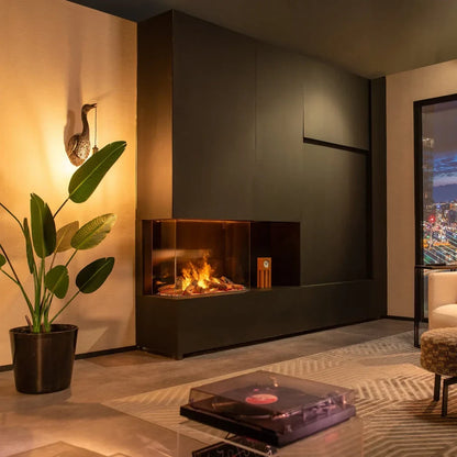 Șemineu Electric Faber e-MatriX Mood 800-650 III - Apă-Vapori, Triforma, Control Inteligent