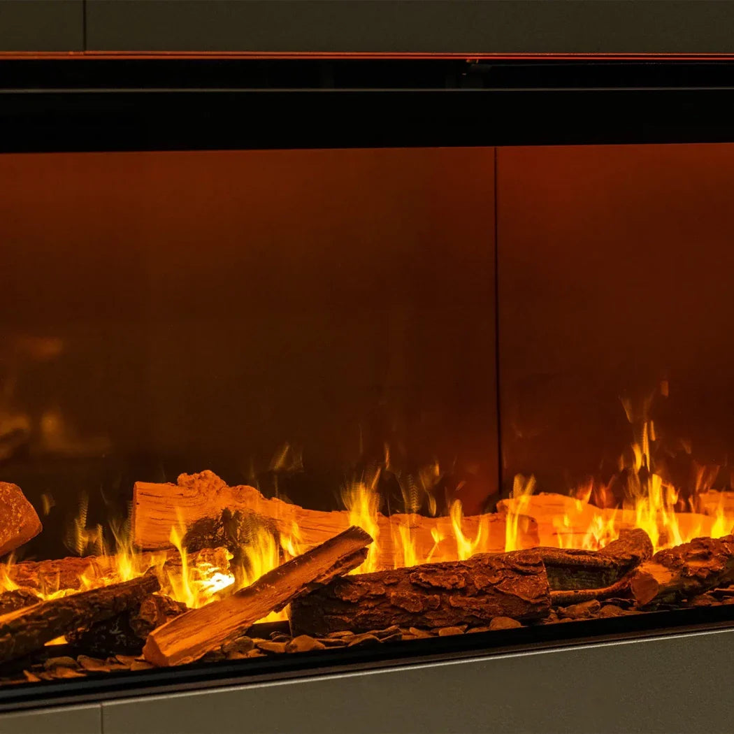 Șemineu Electric cu Vapori de Apă e-SliM Linear 1700-450 I - Flacără Realistă și Control Inteligent