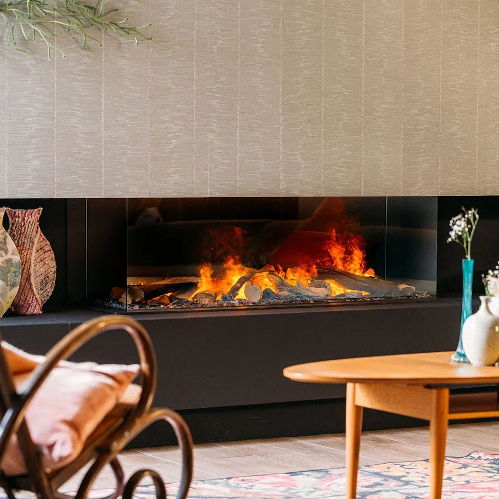 Șemineu Electric cu Vapori de Apă Faber e-Matrix Linear 1300-400 II - Design Frameless Captivant