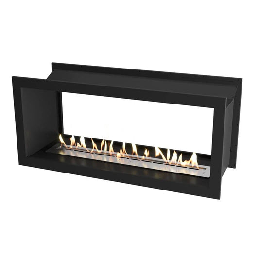 Șemineu Dublu Icon Slimline SFBDS1350 - Bioetanol Elegant, 9 Ore Ardere
