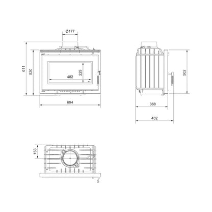Focar fonta - NEL 8kW
