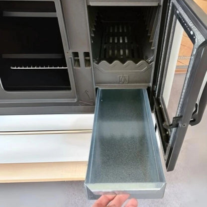 Soba de gatit P85 Alb cu plita si cuptor - 8kW - racord stanga