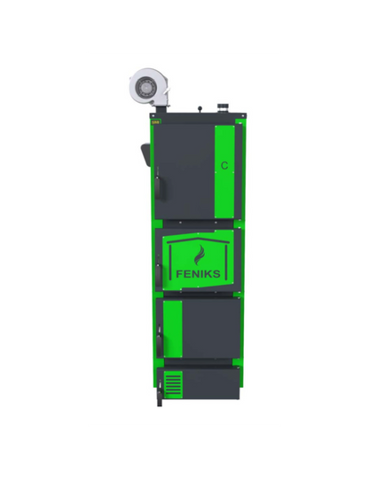 Cazan Pe Combustibil Solid Feniks C Plus 200 kW cu Ventilator și Automatizare