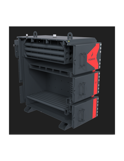 Centrală Termică pe Combustibil Solid Feniks M Plus 150 kW cu Ventilator - Soluție Eficientă și Ecologică