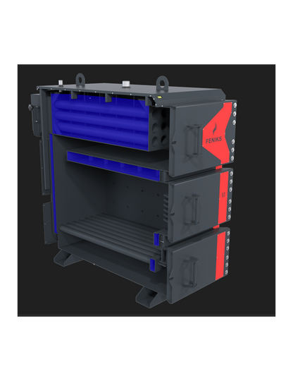 Centrală Termică pe Combustibil Solid Feniks M Plus 150 kW cu Ventilator - Soluție Eficientă și Ecologică