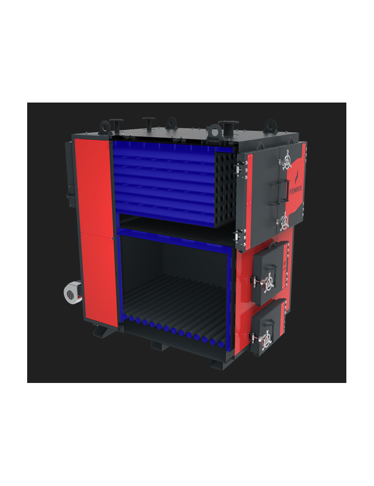 Centrală Termică Feniks M Plus 250 kW cu Ventilator - Soluție de Încălzire Industrială și Rezidențială Eficientă