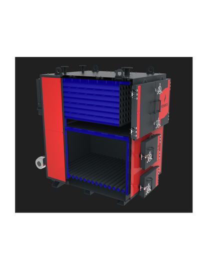 Centrală Termică pe Combustibil Solid Feniks M Plus 600 kW cu Ventilator - Soluția Ideală pentru Încălzire Industrială și Comercială
