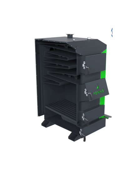 Feniks N 95 kW - centrală termică pe lemne cu ventilator