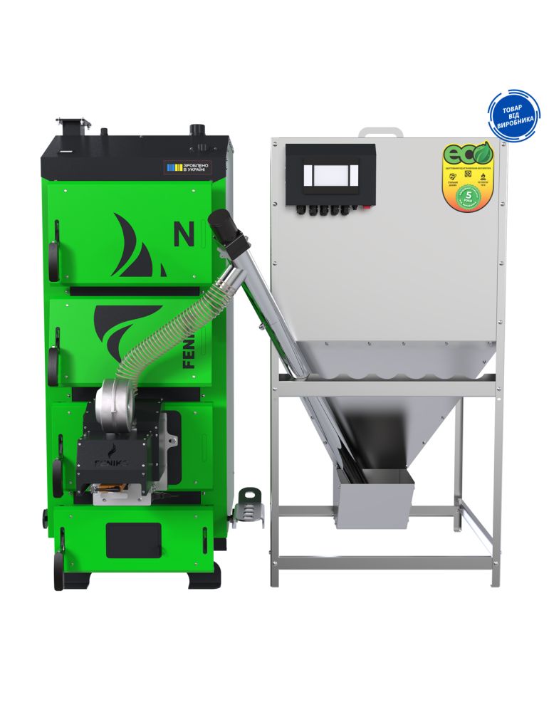 FENIKS N Lemn și Pelet, 98 kW